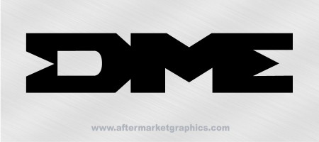 DME Design Motorsports Decals - Pair (2 pieces)